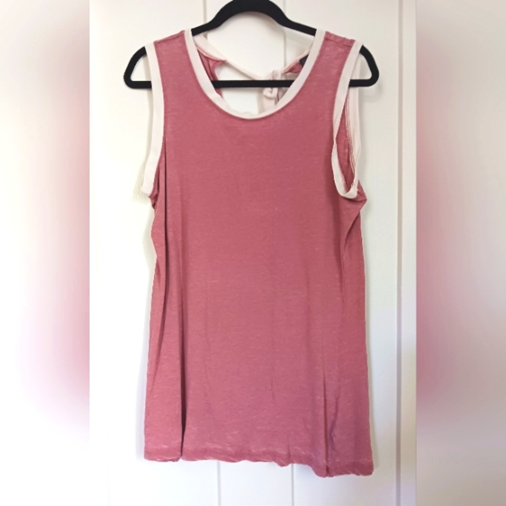 Mona B tank top size XL in salmon/pink